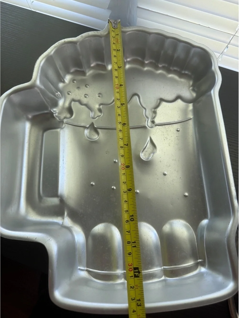 Vintage Wilton Beer Mug Cake Pan 1984 Aluminum Baking Mold